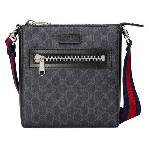 black gucci crossbody monogram purse|gucci crossbody bag black.